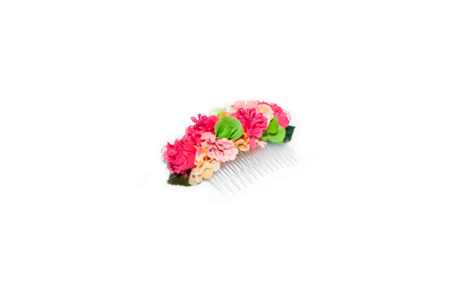 Diseño flamenco con flores