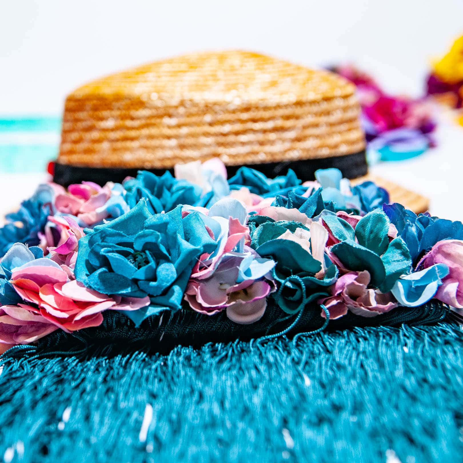Tocados de flores artesanales