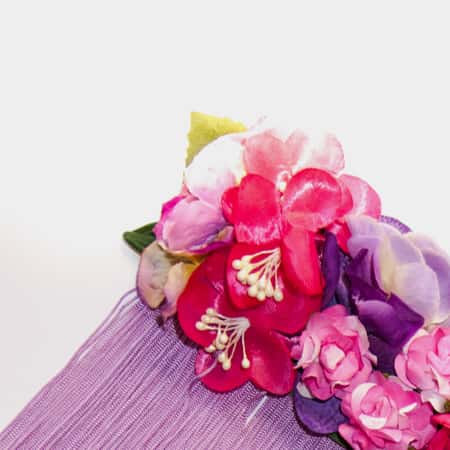 Hombreras flamencas fucsia